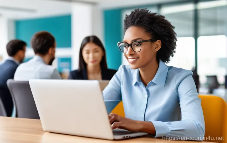 여행산업기사 시험 준비 시 유용한 웹사이트 - **Prompt 1: Unlocking Core Industry Knowledge**
    A motivated and diverse young professional, wear...